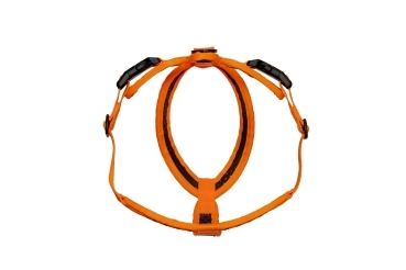 SOFTY Geschirr - Größe 4 - orange/schwarz